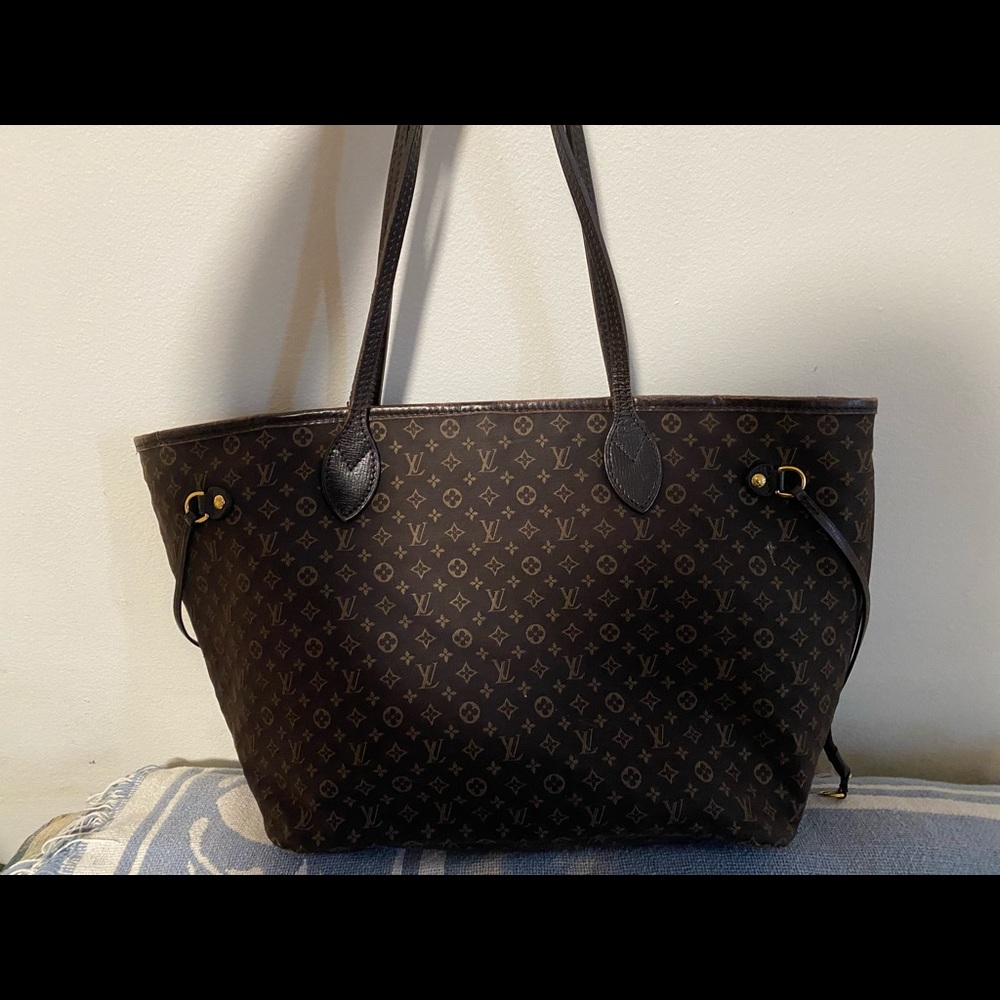 Auth LOUIS VUITTON Monogram Idylle Neverfull MM
